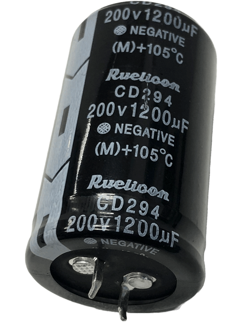 Capacitor electrolítico CD294 de 200V 1200microfaradios