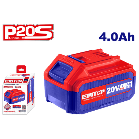 Batería industrial recargable P20S 20V 4.0Ah