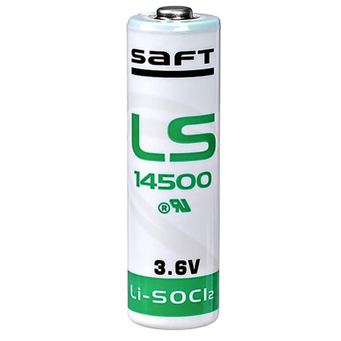 Batería de litio AA LS14500 3.6V marca Saft