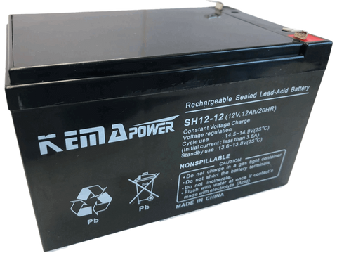 Batería sellada de ácido plomo Kema SH12-12 de 12V 12Ah