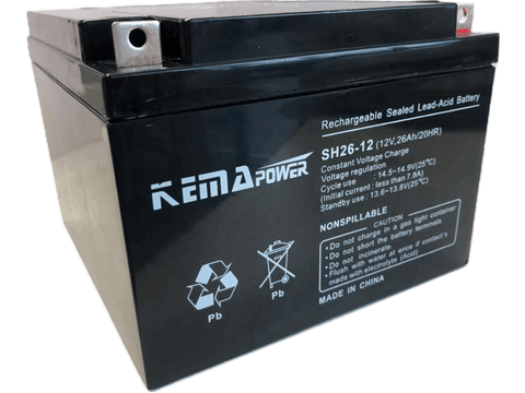 Batería sellada de ácido plomo Kema SH26-12 de 12V 26Ah