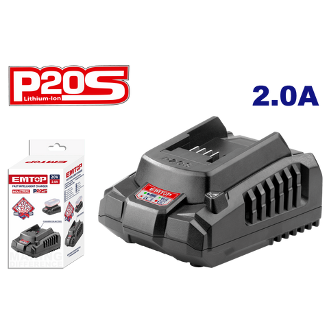 Cargador rápido para batería 20V P20S