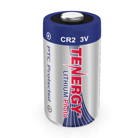 Batería de litio Tenergy CR2 de 3V con protección PTC
