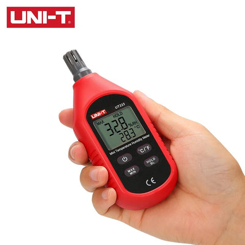 Termohigrómetro digital para medir humedad y temperatura