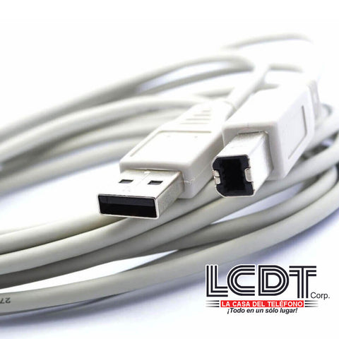 Quest NUB-3115 – Cable USB-A (M) a USB-B (M) de 15 pies de longitud