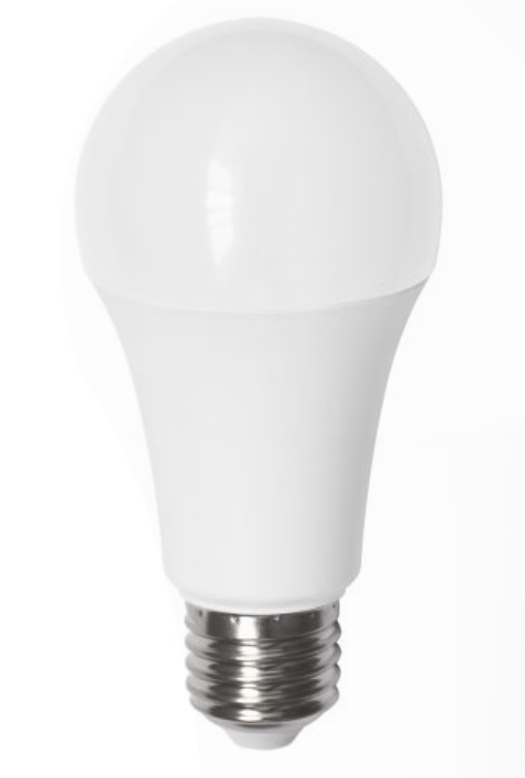 Bombillo LED de 12 watts A60, Luz amarilla, 90-140V, con regulador de intensidad – TekLed 527-01058
