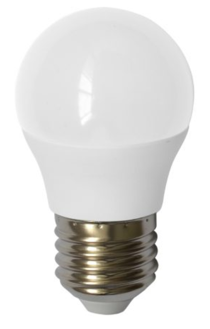 Bombillo LED de 5 watts G45, Luz amarilla, 90-140V, con regulador de intensidad – TekLed 527-013162