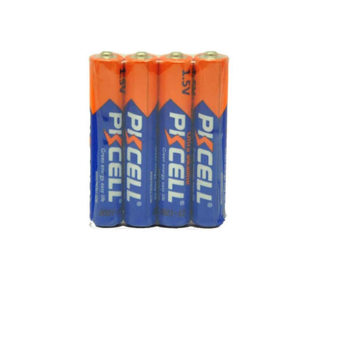 Paquete con 4 baterías alcalinas AAAA LR61 PKCELL