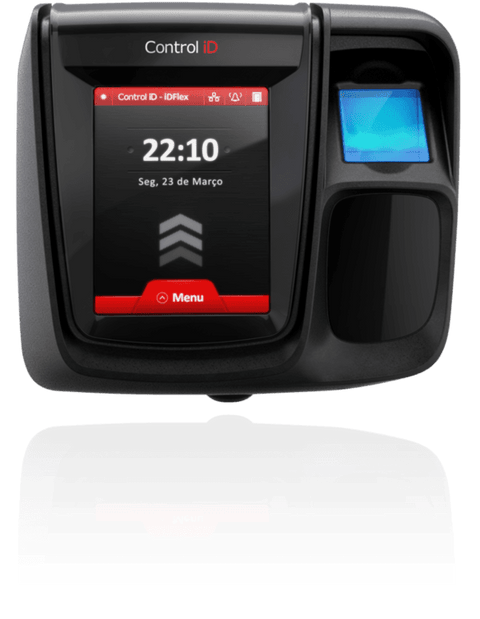 Control de asistencia biométrico, lector de tarjetas de proximidad y contraseña – Control iD iDFlex asistencia