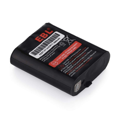 Batería recargable para Walkie-Talkie Motorola y otras marcas, 3.6 voltios 1000mAh - KEBT-071A
