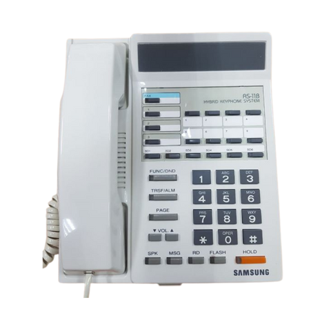 Teléfono Ejecutivo Samsung modelo AS-11B, compatible con central telefónica SKP-308H