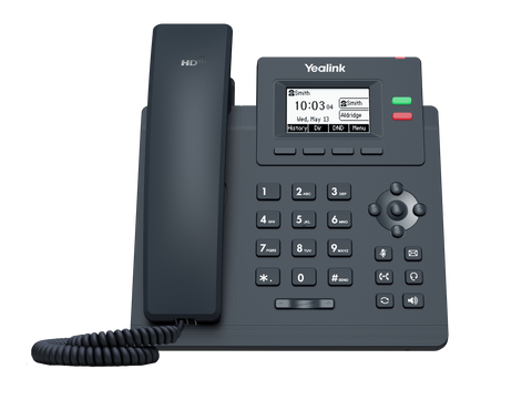 Teléfono IP Yealink SIP-T31G con 2 cuentas SIP, 2 puertos Gigabit, PoE, audio HD