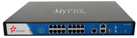 MyPBX U100 - 100 usuarios/ 25 llamadas; 16 FXO / FXS; 8 GSM; USB