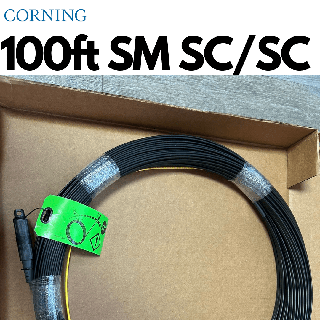 100pies de Fibra óptica preconectorizada monomodo SC/SC para exteriores - LA CASA DEL TELEFONO