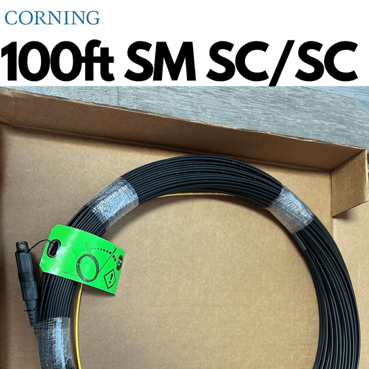100pies de Fibra óptica preconectorizada monomodo SC/SC para exteriores - LA CASA DEL TELEFONO
