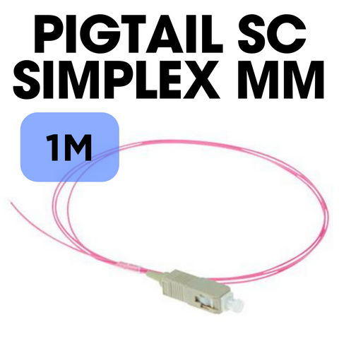 Pigtail de fibra SC simplex MM 1M Kuwes 12-OFMFMK#1M