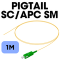 Pigtail de fibra SC/APC simplex SM 1M Kuwes 12-OUS344#1M