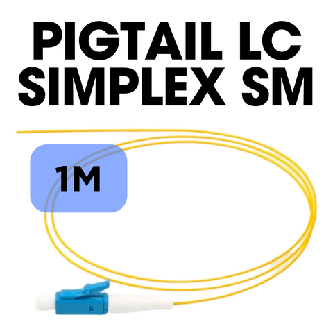 Pigtail de fibra LC simplex SM 1M Kuwes 12-OLS144#1M