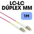 Patch Cord de fibra MM dúplex LC - LC 1M LSZH Kuwes 13-PPMFME#1M