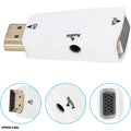 Convertidor de HDMI a VGA con salida de audio