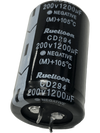 Capacitor electrolítico CD294 de 200V 1200microfaradios