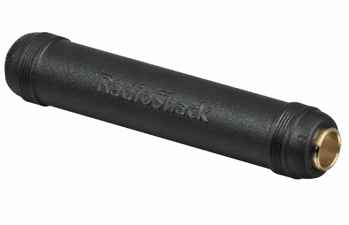 Acoplador Unión para conectores 1/4” – 274-0076 Radio Shack