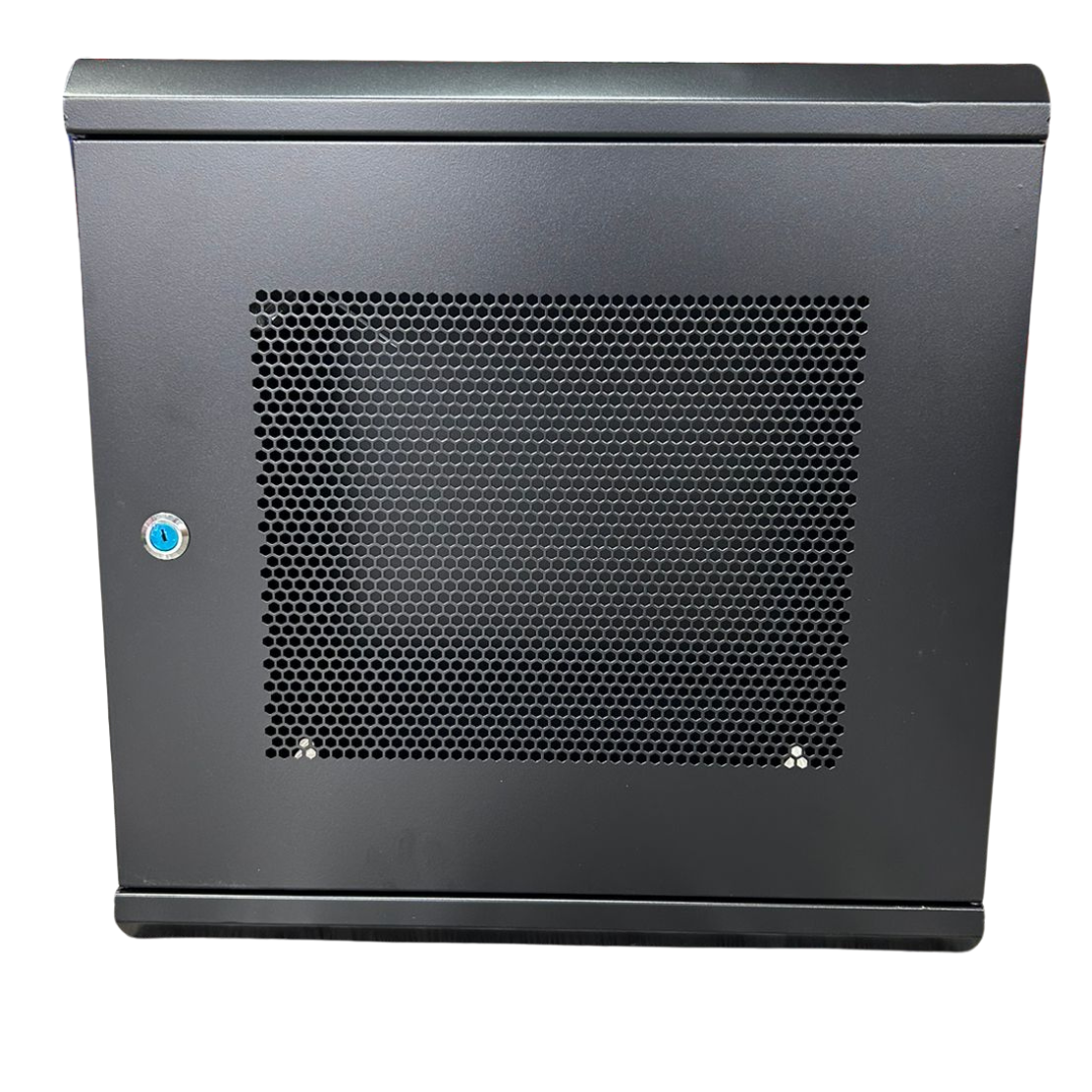 Gabinete de 2U con puerta de malla perforada