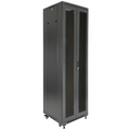 Gabinete de 42U con puerta frontal y posterior de malla perforada 800mm de profundidad