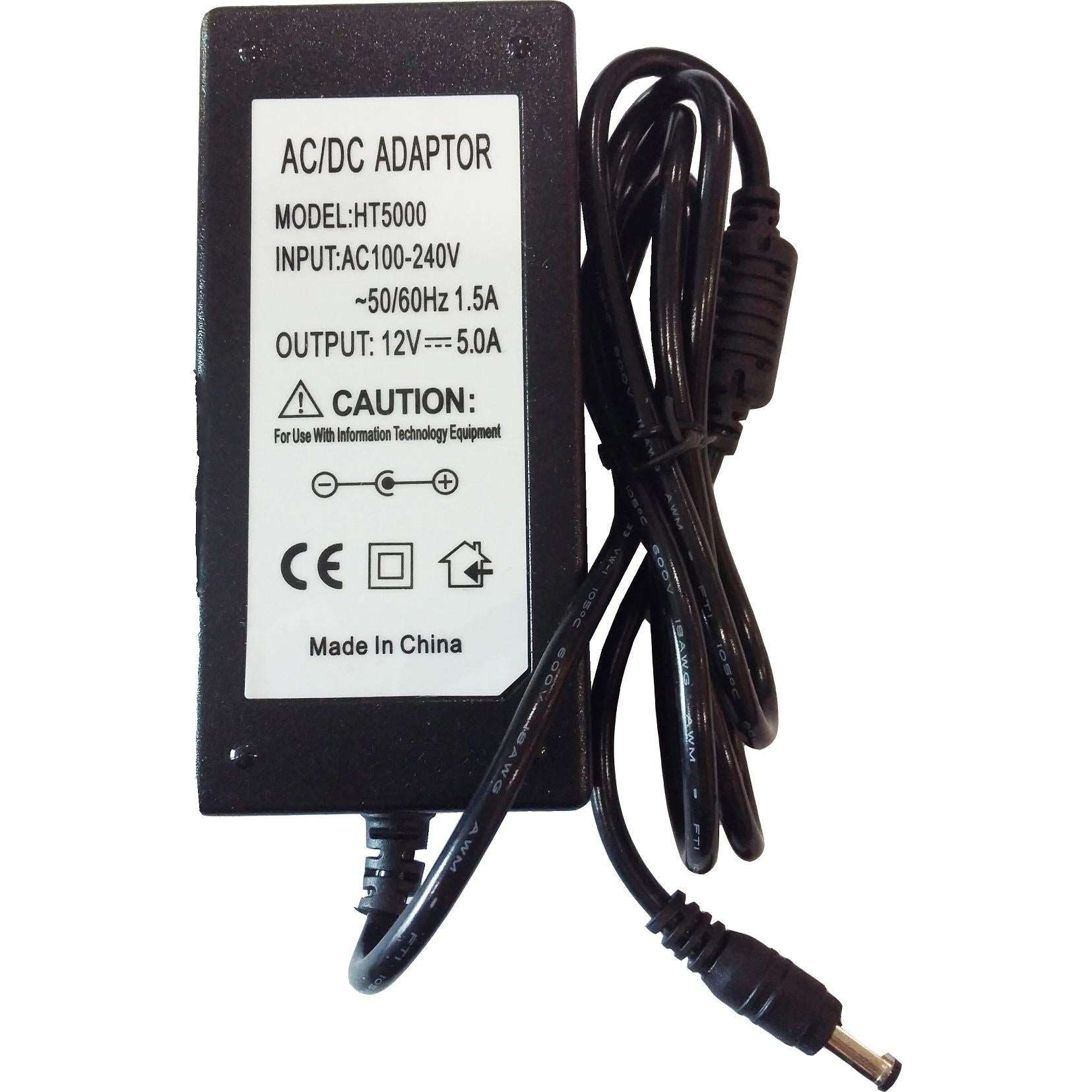 Adaptador 12Vdc 5000ma – HT5000