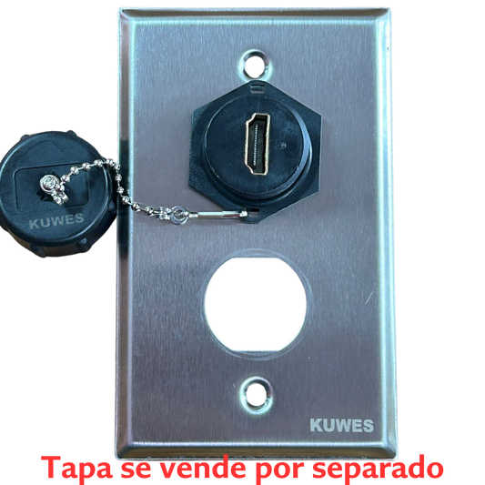 Conector unión HDMI waterproof IP68 Kuwes KSNT-WP-HDMI-1.4