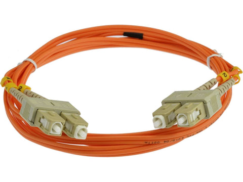 Cable de fibra óptica multimodo SC/UPC a SC/UPC dúplex de 2M