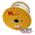 Cable coaxial RG-6/U blanco, 1000 pies