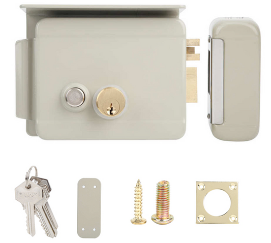 Cerradura eléctrica para puerta de hierro
