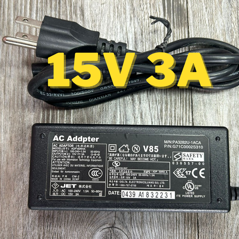 Adaptador 15V 3A – ADP-60RHA