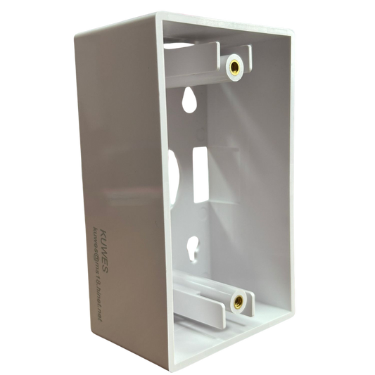 Caja de moldura estándar en color blanca Kuwes AKE318