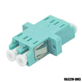 Adaptador acoplador de fibra óptica LC dúplex OM3 (Multimodo Gigabit)