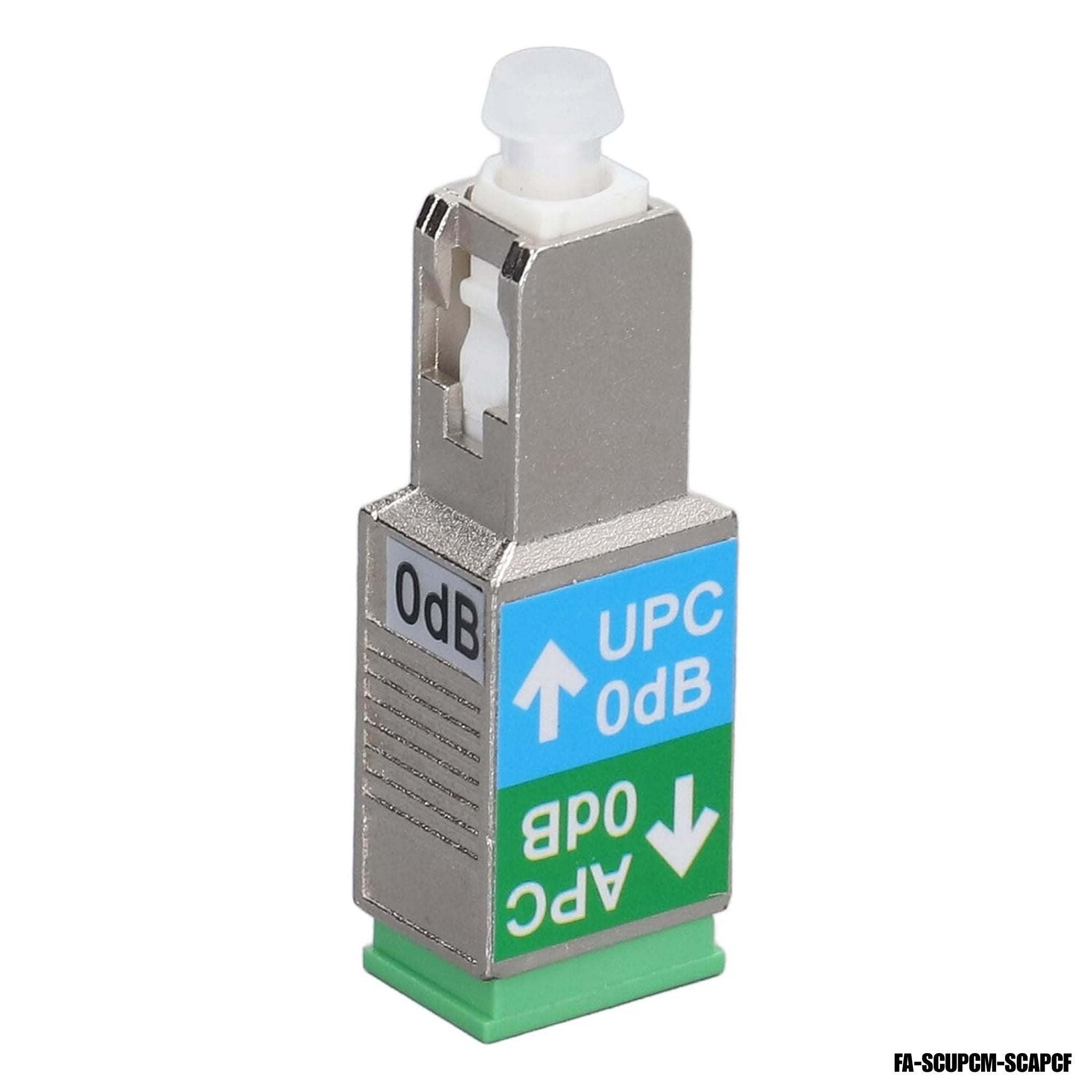 Adaptador fibra Óptica SC/UPC macho a SC/APC hembra SM (0dB)