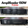 Amplificador 150W, 5 zonas, USB SD FM Bluetooth L-2150