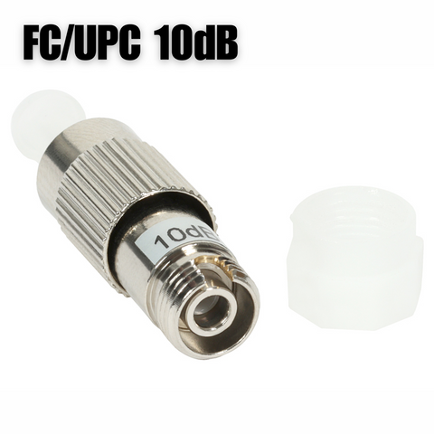 Atenuador de fibra óptica FC/UPC 10dB