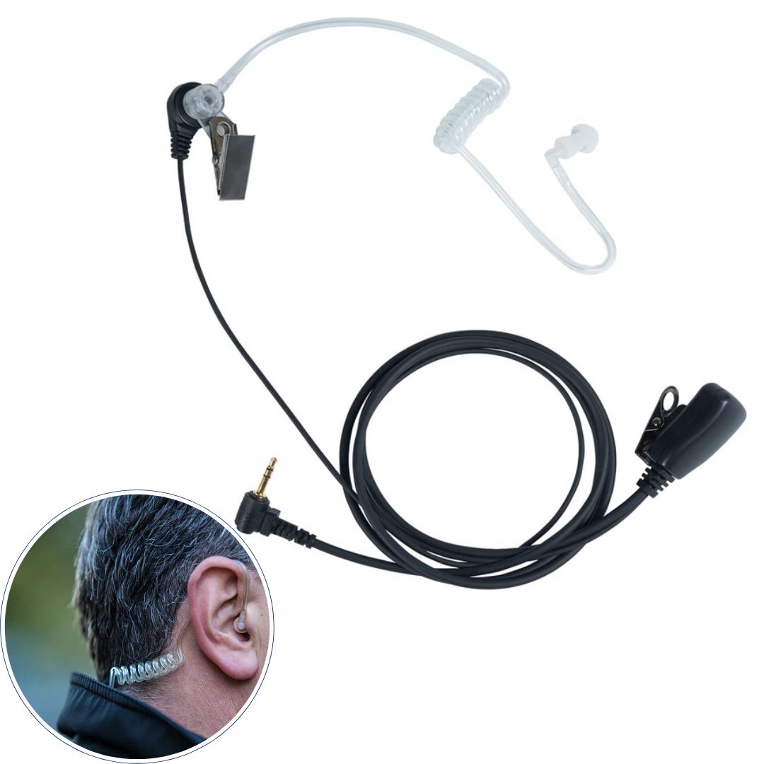 Auricular tipo escolta compatible con Motorola talkabout 1 pin