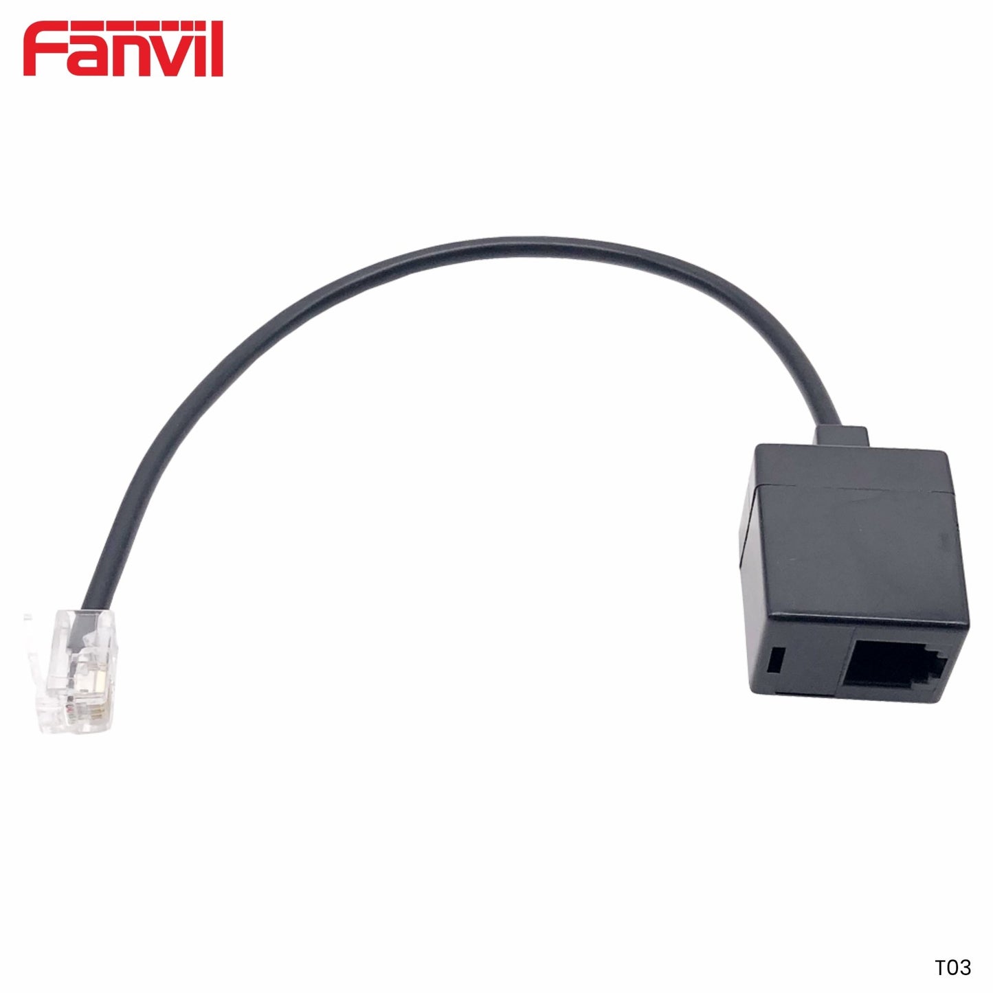 Fanvil T03 convertidor secuencia línea RJ9 auricular Q01 a Q03 teléfono IP