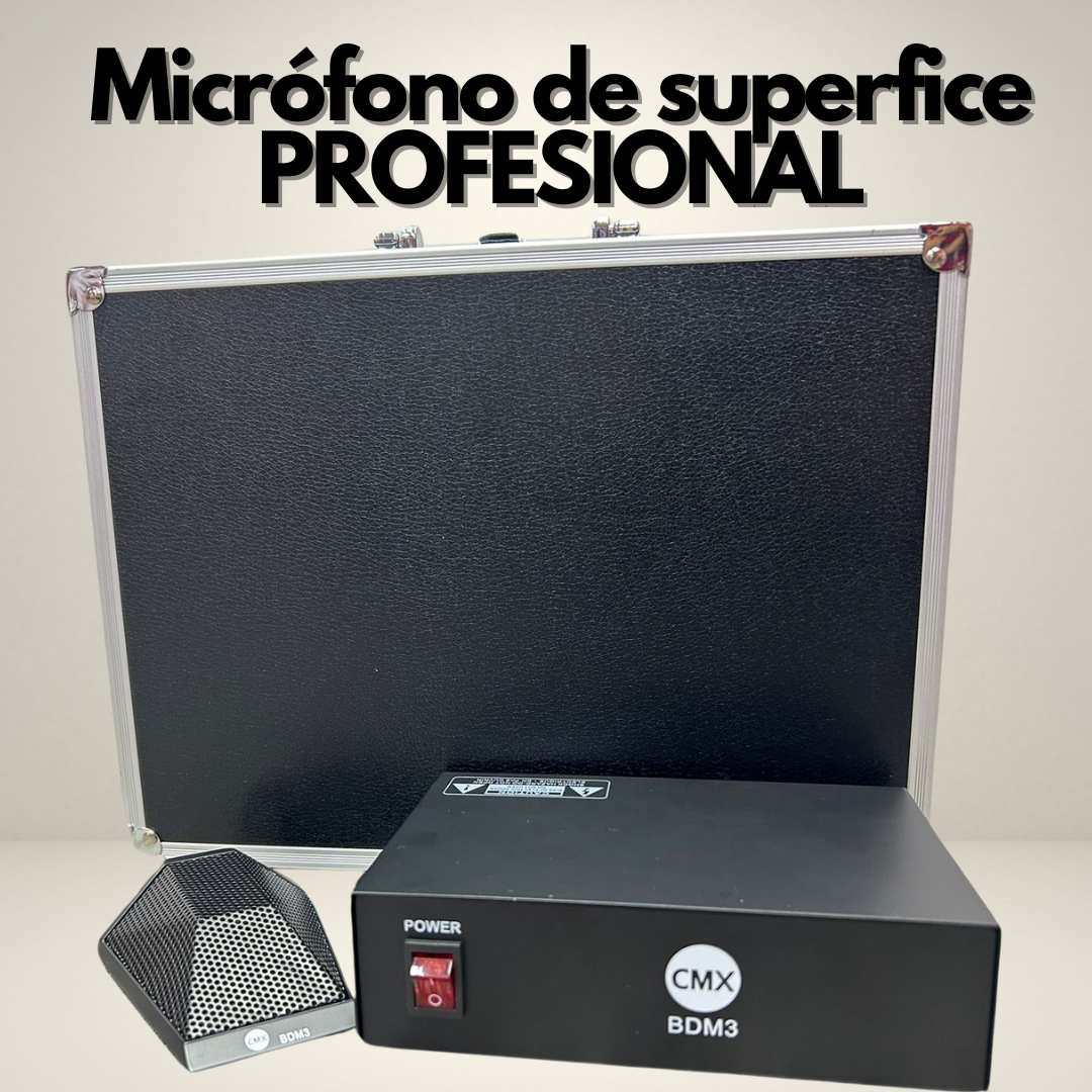 Micrófono de superficie cardioide PROFESIONAL – CMX BDM3