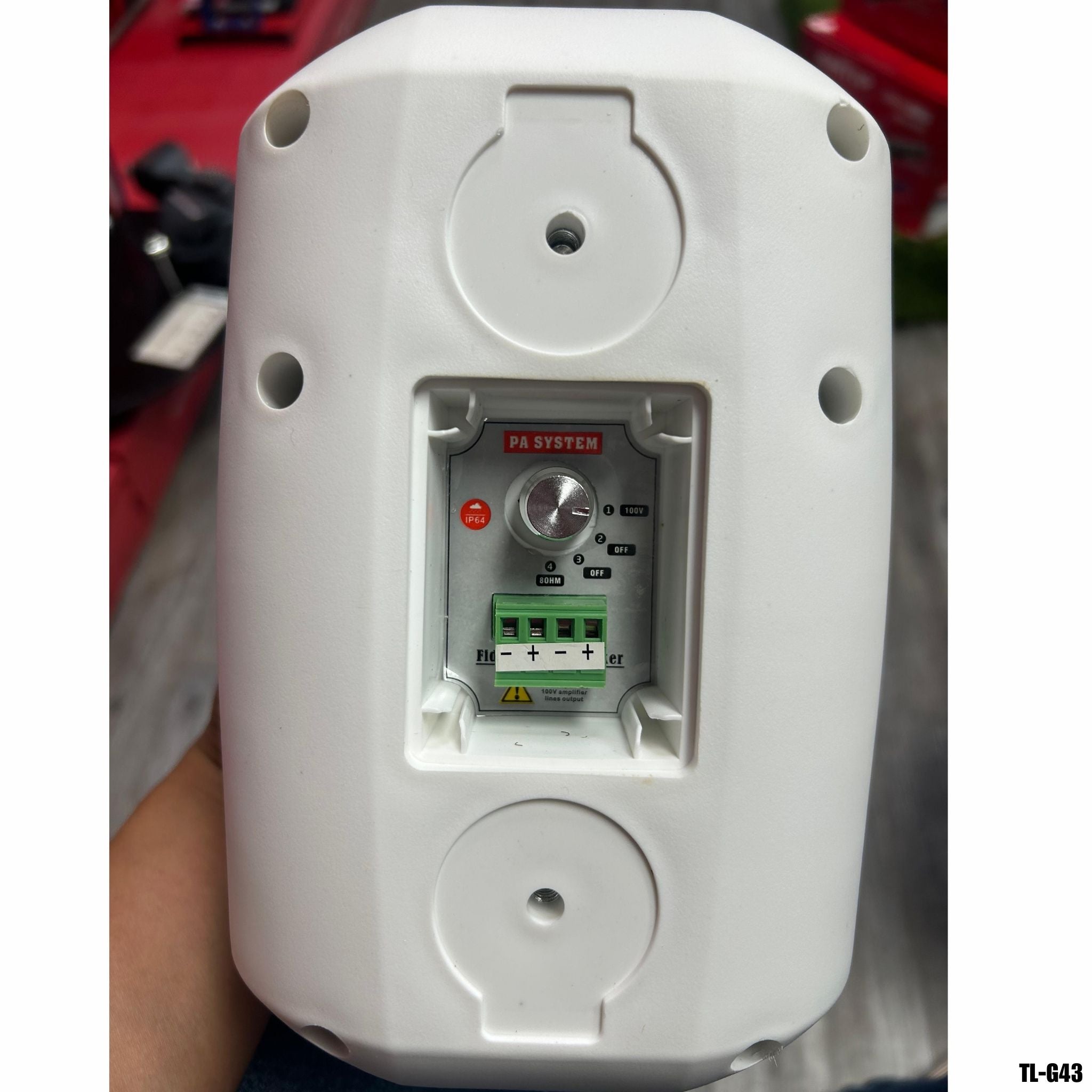 Bocina de pared 4 pulgadas 20W IP64 para Sistema de Audio PA - TL-G43