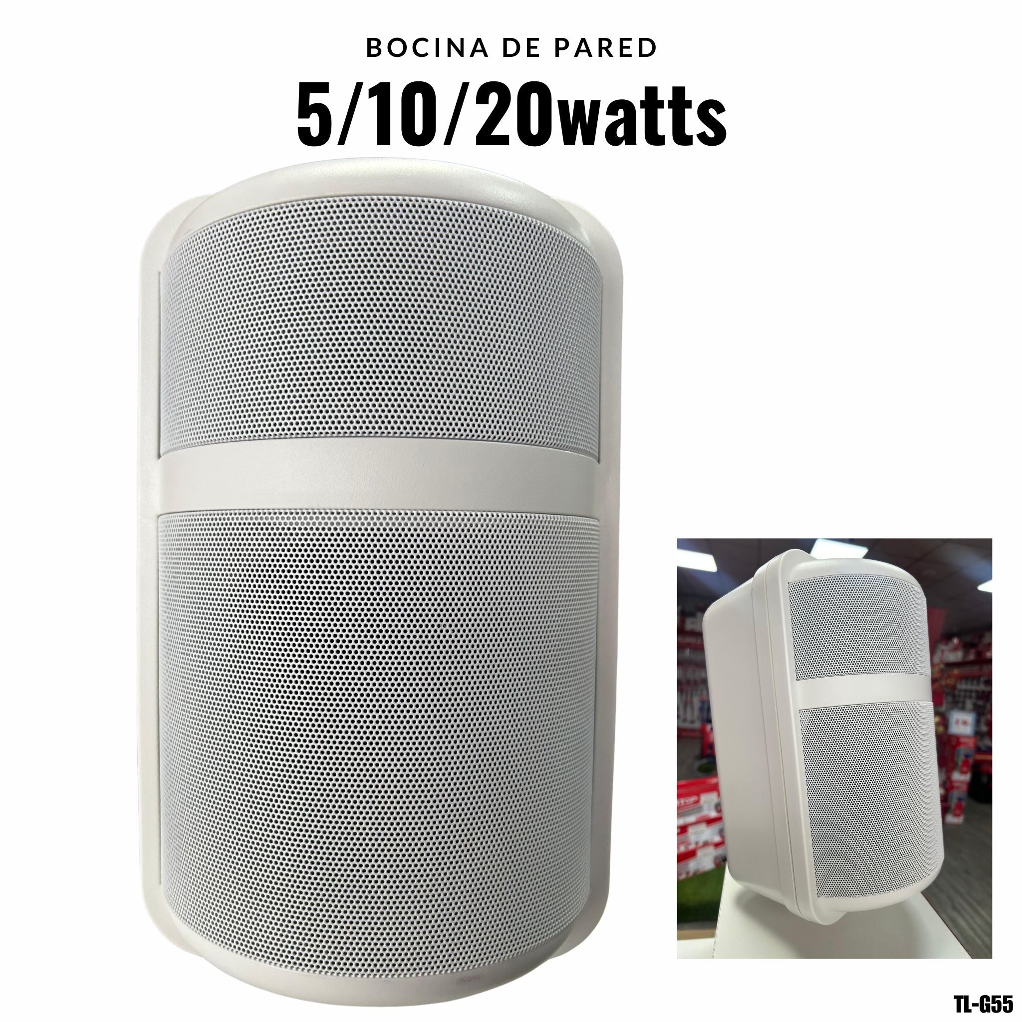Bocina de pared 5 pulgadas 5W/10W/20W para Sistema de Audio PA – TL-G55