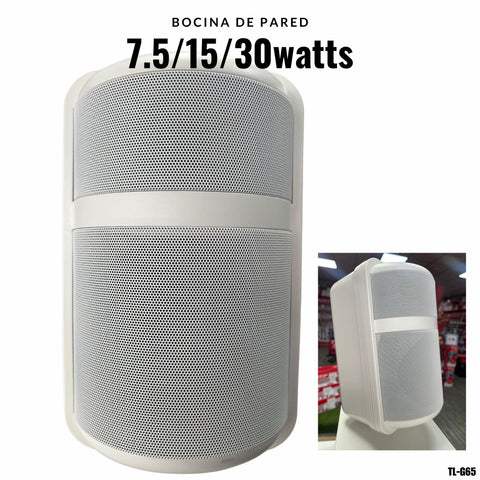 Bocina de pared 5 pulgadas 7.5W/15W/30W para Sistema de Audio PA – TL-G65