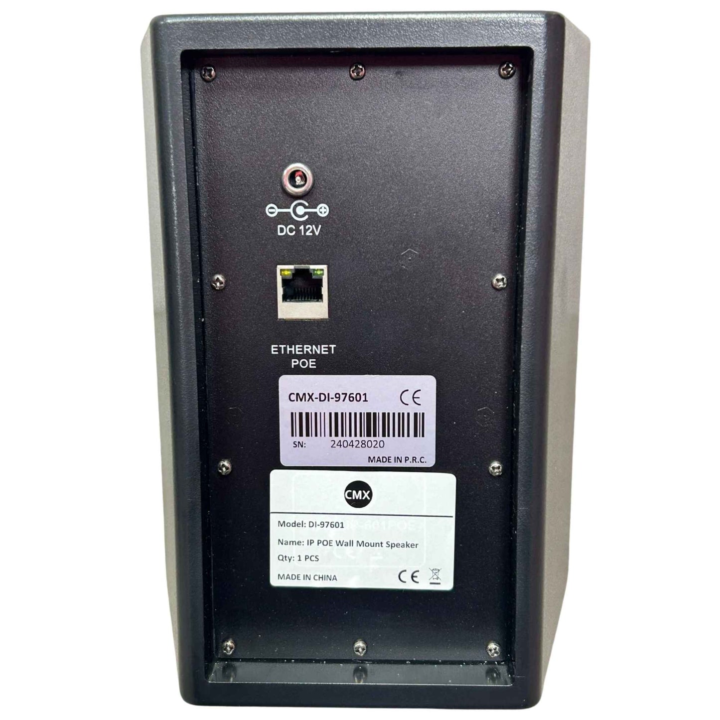 Bocina IP de pared PoE de 30W para sistemas de voceo – CMX DI-97601