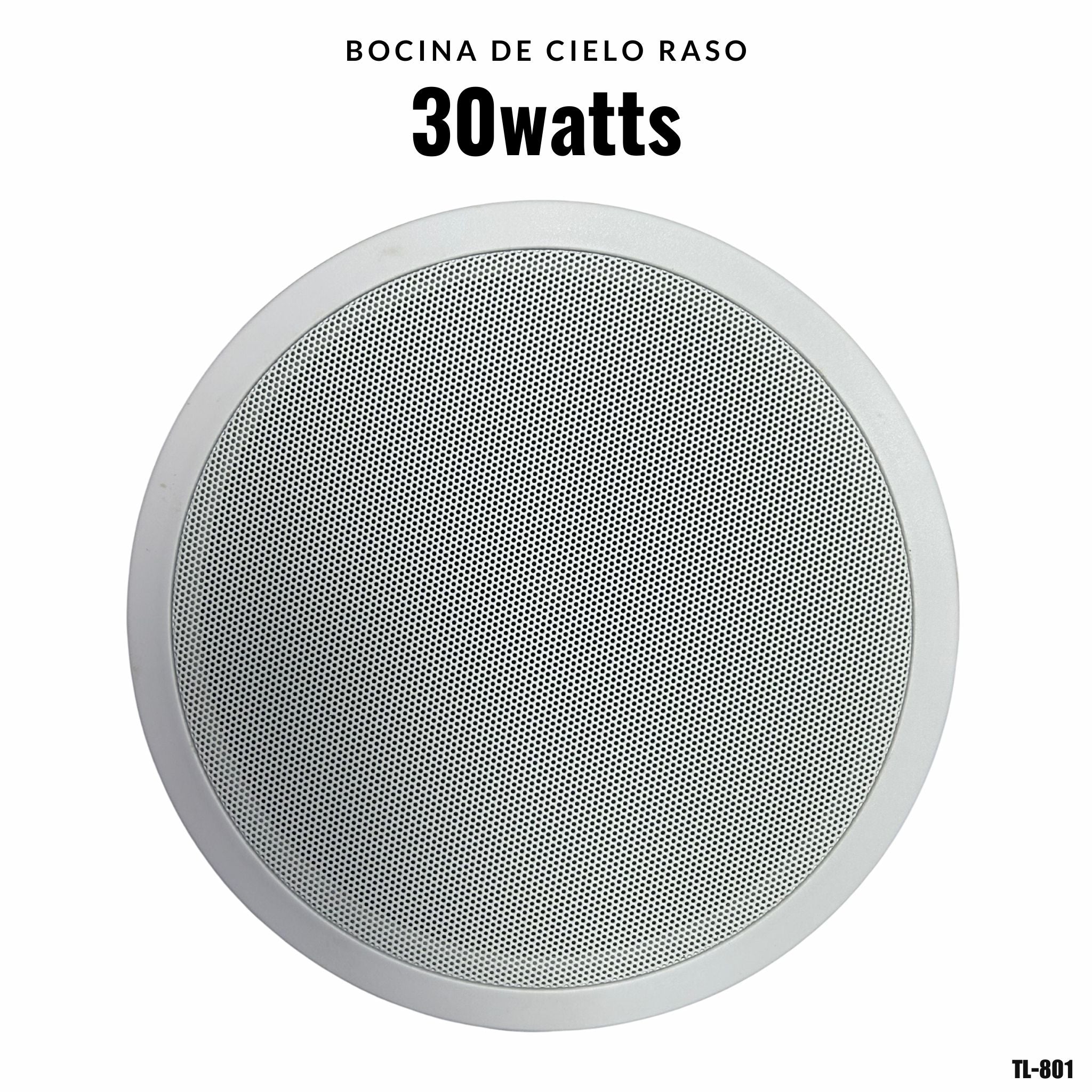 Bocina de techo 8 pulgadas 30W para Sistema de audio PA – TL-801