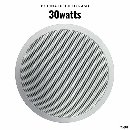 Bocina de techo 8 pulgadas 30W para Sistema de audio PA – TL-801