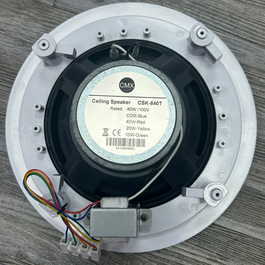 Bocina de techo 2 vías de 40W para Sistemas de música y voceo - CMX CSK-840T