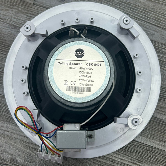 Bocina de techo 2 vías de 40W para Sistemas de música y voceo - CMX CSK-840T